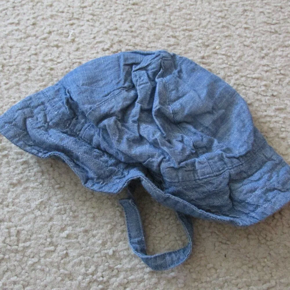 Wonder Nation Pullover Sun Hat Toddler Girls One‎ Size Infant Blue Beach Summer